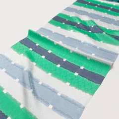 帯揚げ　和小物さくら　横段　四色グラデーションぼかし　0450