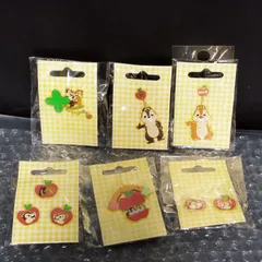 【D5795】ディズニー チップとデール ピンバッジ セット※欠品あり※