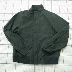 ◇ Θ 無印良品 MUJI ナイロンブルゾン ジャケット ブラック系 Lサイズ メンズ E  【1512220030709】