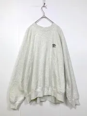 PUBLUX パブリュクス UMBRO/アンブロ 別注 UMBRO ワンポイントロゴ刺繍 裏起毛ラグラン スウェット sizeL/グレー ■■レディース