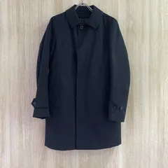 TOMORROWLAND ステンカラーコート ネイビー 比翼仕立て サイズ46 ［G0205］