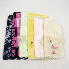 ビギ/ローラアシュレイ他 ハンカチ ハンドタオル 6点セット 未使用 まとめて 大量 ブランド レディース