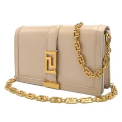 【新品】ヴェルサーチェ 1007220 バッグ ショルダーバッグ VERSACE グレカゴッデス レザー ウォレット チェーンバッグ 肩掛け 斜め掛け アウトレット レディースのサムネイル