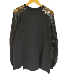 ハレ HARE クルーネック サイドスリット 切替しメッシュ スウェット トレーナー レディース  Fのサムネイル