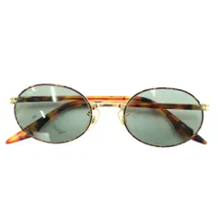 レイバン RAY BAN B&L 眼鏡 サングラス メタルフレーム カラーレンズ オーバル べっ甲柄 ゴールド色 茶色 ブラウン W2188 /XZ ■GY11