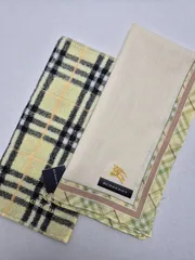 【新品】BURBERRY メンズハンカチ & タオルハンカチ セット