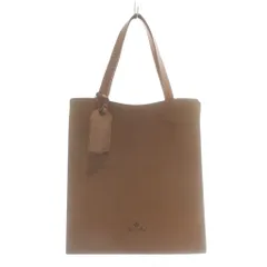 リリイ Lily リアルマインド REAL MIND トートバッグ レザー ロゴ 茶色 ブラウン /XZ ■GY18