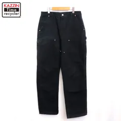 00s USA製 Carhartt ダック ダブルニー  ペインターパンツ メンズ 表記34×34サイズ