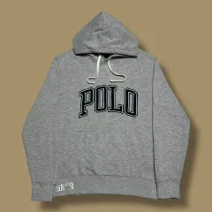 Polo Ralph Lauren 正規品 ビックロゴ グレー 起毛 フードTシャツ
