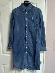 ポロラルフローレン デニムシャツワンピース Sサイズ