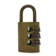 ルイヴィトン LOUIS VUITTON ダイヤル式 パドロック カデナ 南京錠 ゴールド