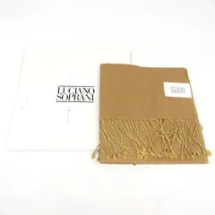 ルチアーノソプラーニ ストール 未使用 シルク/カシミヤ 無地 ブランド メンズ レディース ベージュ LUCIANO SOPRANI