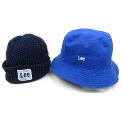 リー ハット ニット帽子 2点セット まとめて ブランド メンズ レディース キッズ 男の子用 Lee 【中古】