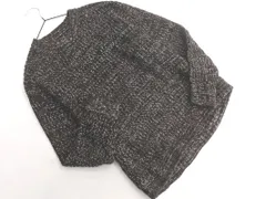 MONO-MART モノマート ニット セーター sizeM/黒ｘ白ｘ茶 ◇■ メンズ