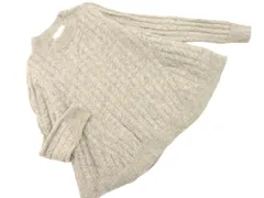 Ray BEAMS レイビームス ウール混 ケーブル編み ニット セーター グレー ◇■ レディース