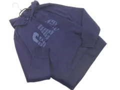 GAP ギャップ 裏起毛 刺繍 プルオーバー パーカー sizeS/紺 ◇■ メンズ