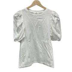 LANVIN en Bleu(ランバンオンブルー) 半袖カットソー サイズ38 M レディース - 白 クルーネック