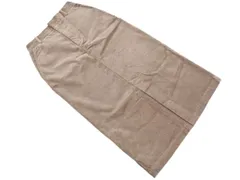 GLOBAL WORK グローバルワーク コーデュロイ ロング タイト スカート sizeM/ブラウン ◇■ レディース