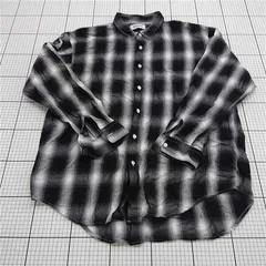 ◇ Θ チャオパニック CIAOPANIC チェック柄コットンシャツ Lサイズ メンズ E  【1601210009082】