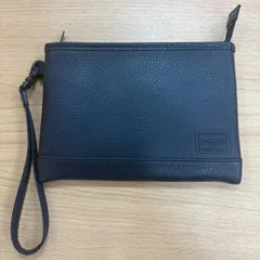 【EL6】PORTER クラッチバッグ ブラック レザー FJ11674