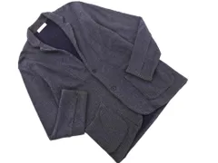 green label relaxing グリーンレーベルリラクシング ユナイテッドアローズ 裏起毛 ジャケット sizeM/紺ｘグレー ◇■ メンズ