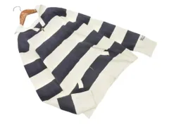 gelato pique ジェラートピケ ボーダー パーカー ルームウェア sizeF/白ｘ紺 ◇■ レディース