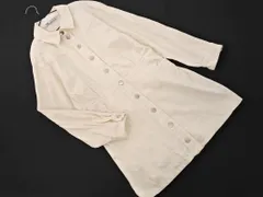 ZARA ザラ デニム シャツ ワンピース sizeL/オフホワイト ◇■ レディース