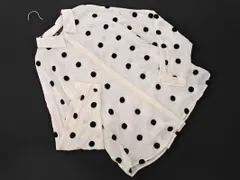 新品 ZARA ザラ ドット ブラウス シャツ sizeL/白 ◇■ レディース