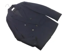 PLST プラステ ダブルボタン テーラード ジャケット sizeS/濃紺 ◇■ レディース