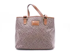 NINA RICCI ニナリッチ 本革 レザー 総柄 ハンド バッグ グレージュ ■■ レディース