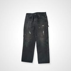 Dickies ディッキーズ / 90s ブラックフェード ダック地ペインター