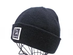 XLARGE エクストララージ ロゴ ニット帽 sizeONE/黒 ◇■ レディース