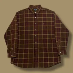 Polo Ralph Lauren コットン ブラウン CHECK シャツ