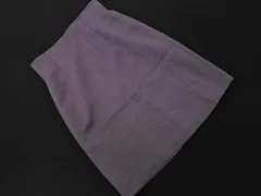 PROPORTION プロポーション ボディドレッシング 総柄 Aライン 台形 スカート sizeS/グレー ■■ レディース