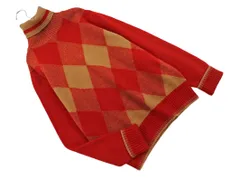 DAKS ダックス カシミヤ100% タートルネック ニット セーター sizeL/赤 ◇■ レディース