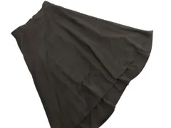 ROPE ロペ フェイクスエード フィッシュテール スカート sizeEX-2/チャコール ◇■ レディース