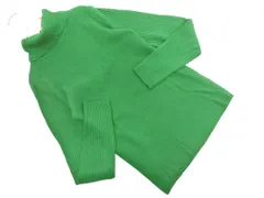 SELECT MOCA セレクトモカ リブ タートルネック ニット セーター sizeF/緑 ◇■ レディース