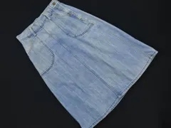 Rope Picnic ロペピクニック Aライン 台形 デニムスカート sizeS/青 ■■ レディース
