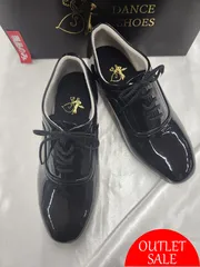 現品のみ!!!　社交ダンス　【白樺ドレス公式】セキネ製ダンスシューズ　ダンスシューズ　セキネ　メンズ　エナメル　６１５　　24㎝　2.5㎝ヒール　　＊問い合わせメール対応のみ