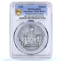 1938 ドイツ ニュルンベルク記念銀メダル PCGS SP63 - メルカリ