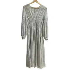 FRAY I.D(フレイアイディー) ワンピース サイズ0 XS レディース ベージュ シースルー/長袖/ロング丈