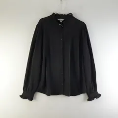 H&M レディースXL ブラック ブラウス L1247