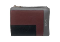 LOEWE Billfold Wallet, Folding Wallet, Bi-fold, Compact Wallet, Card and Coin Case, CEM1NCWX01, Men's Wallet, Logo, Multicolor, 104W-34