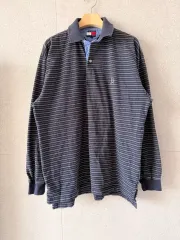 トミーヒルフィガー ロングスリーブ ストライプ Tシャツ アメリカ サイズ