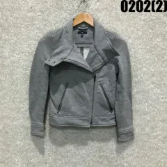 GAP(ギャップ) レディース グレー ライダースジャケット xxs