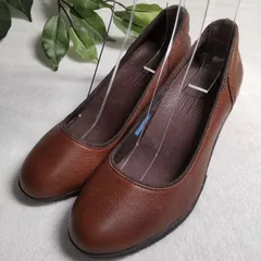 【良品】Timberland/ティンバーランド/レザーバンプス/ブラウン/茶色/22.5cmのサムネイル