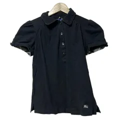 Burberry Blue Label(バーバリーブルーレーベル) 半袖ポロシャツ サイズ38 M レディース - 黒