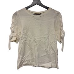 MUVEIL 25SS リボンノットTシャツ カットソー 半袖 ホワイト 36 - メルカリ