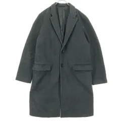 Ciaopanic チャオパニック カシミヤ混 長袖 チェスターコート M ブラック系 メンズ 古着