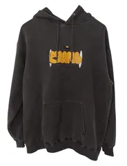 XLARGE　ダークグレー パーカー　ビンテージ加工